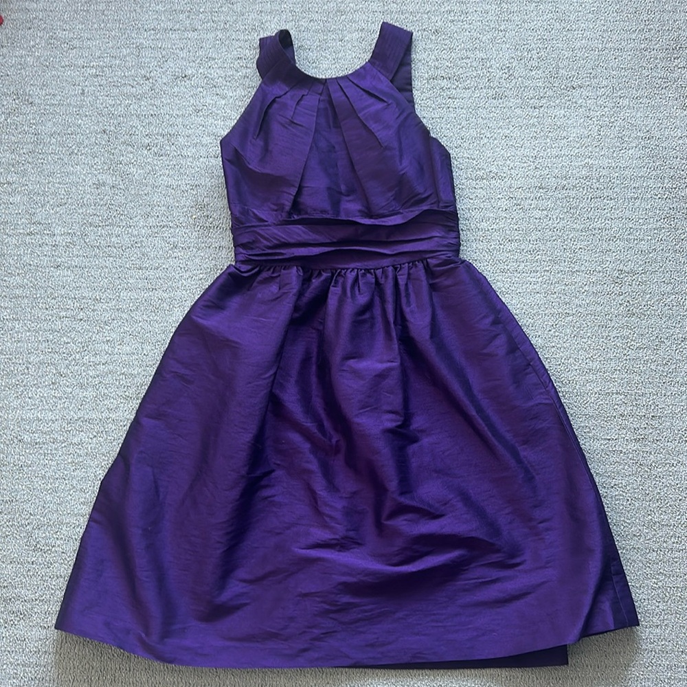 Halter bridesmaids dress with pockets